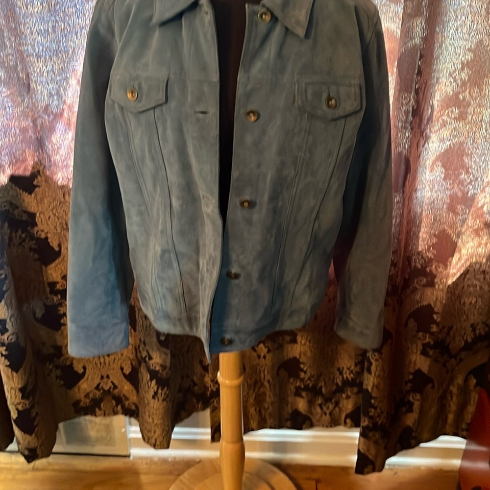 Charter Club Blue Suede jacket